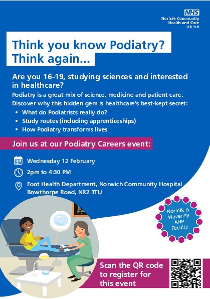 Podiatry event flyer 1